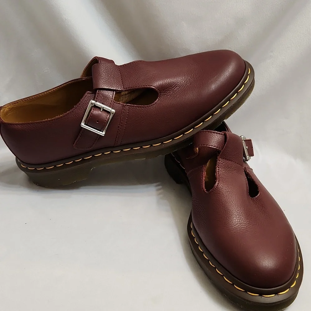 Dr. Martens Polley Mary Jane Leather Shoe (W Size 11) - Picture 3 of 13